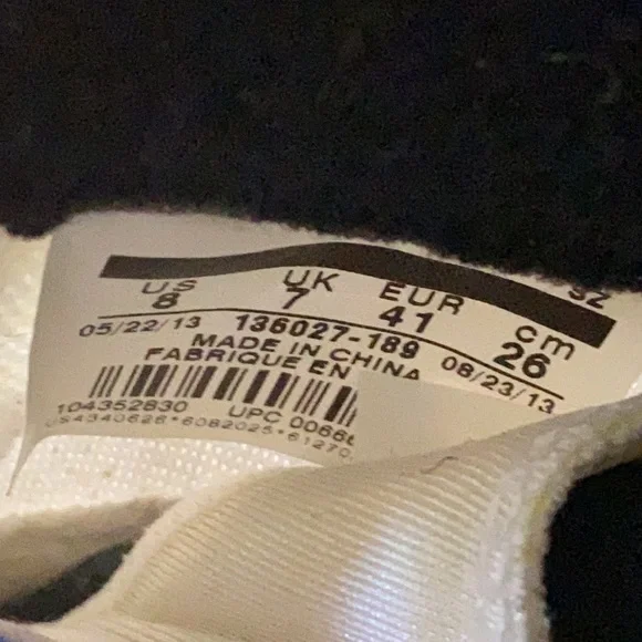 Nike Air Jordan 5 Retro 'Laney' 2013 White/Blue 136027-189 Men's Size 8 - Picture 11 of 12